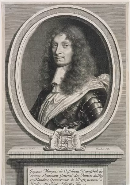 Portrait of Jacques de Mauvissiere, Marquis of Castelnau (1620-1658), Marshal of France, 1658