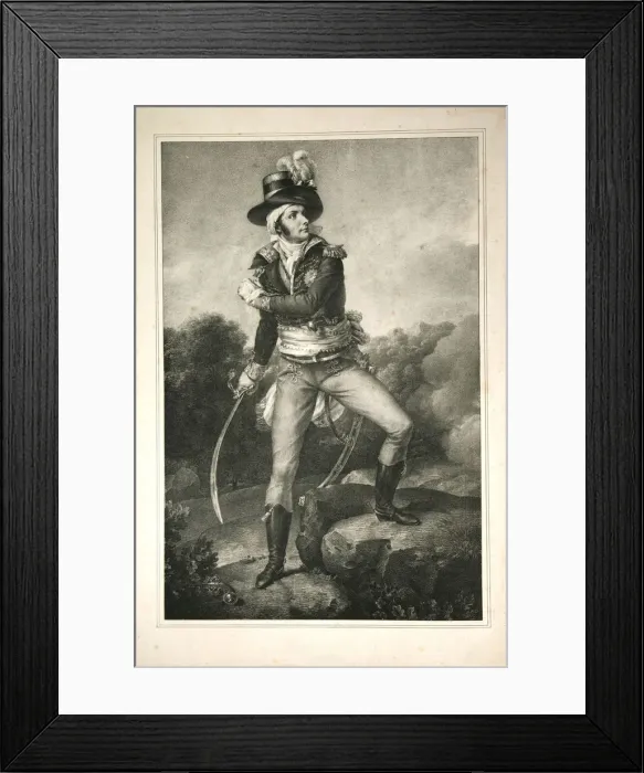 Framed Print : Francois-Athanase de Charette de la Contrie (1763-1796) Framed Print : Francois-Athanase de Charette de la Contrie (1763-1796)