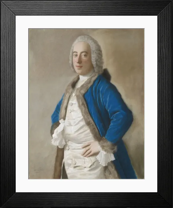 Framed Print : Portrait of Joseph Bouer, 1746 Framed Print : Portrait of Joseph Bouer, 1746