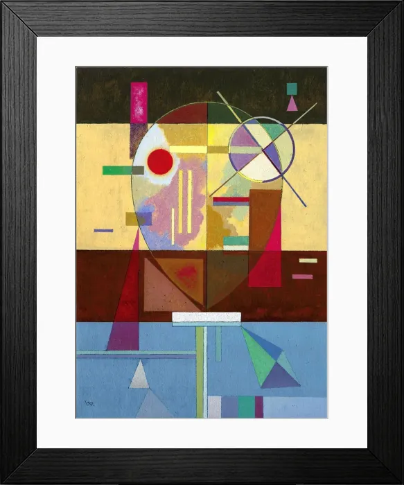 Framed Print : Zersetzte Spannung (Disintegrated Tension), 1930 Framed Print : Zersetzte Spannung (Disintegrated Tension), 1930