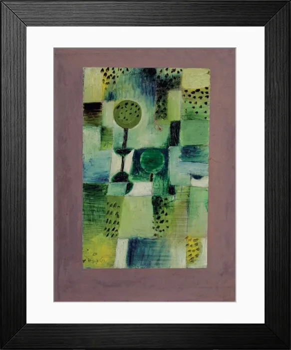 Framed Print : Parkbild bei Regen (Park in the Rain), 1920 Framed Print : Parkbild bei Regen (Park in the Rain), 1920