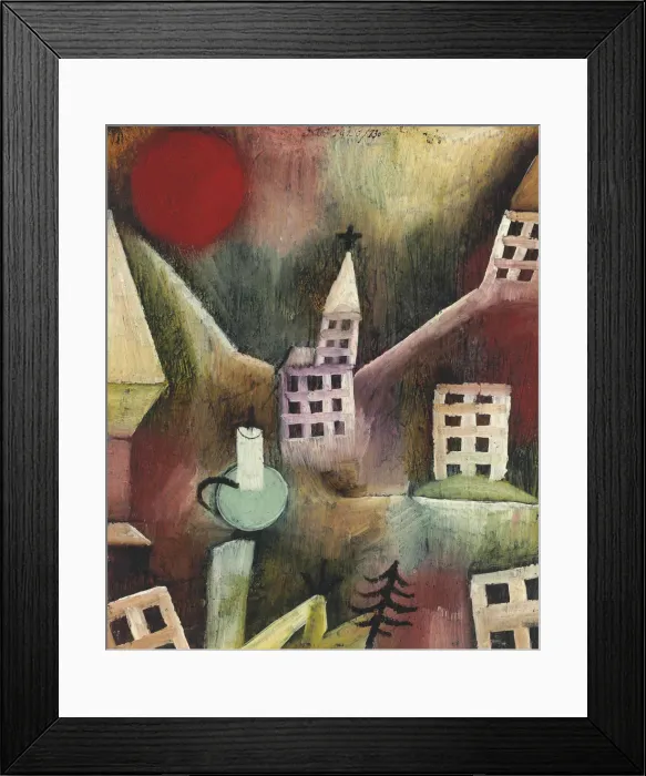 Framed Print : Zerstortes Dorf (Destroyed village), 1920 Framed Print : Zerstortes Dorf (Destroyed village), 1920