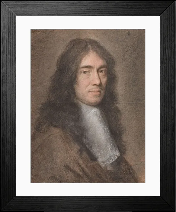 Framed Print : Portrait of Charles Perrault (1628-1703) Framed Print : Portrait of Charles Perrault (1628-1703)