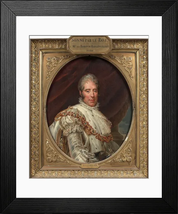 Framed Print : Portrait of King Charles X of France (1757-1836) Framed Print : Portrait of King Charles X of France (1757-1836)