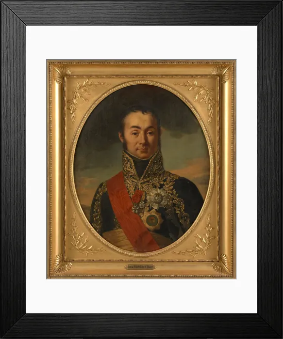 Framed Print : Nicolas-Charles Oudinot, duc de Reggio (1767-1847), First half of the 19th cent