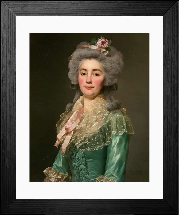 Framed Print : Portrait of Mademoiselle de Fontenay, 1784 Framed Print : Portrait of Mademoiselle de Fontenay, 1784