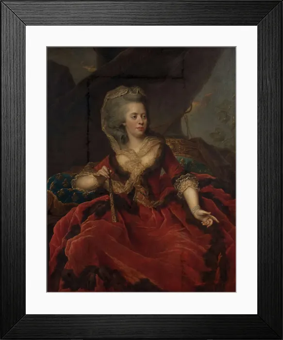 Framed Print : Portrait of Princess Marie Adelaide of France (1732-1800), 1784 Framed Print : Portrait of Princess Marie Adelaide of France (1732-1800), 1784