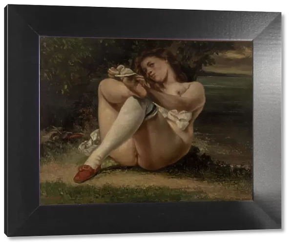 Woman with White Stockings (La Femme aux bas blancs), 1861