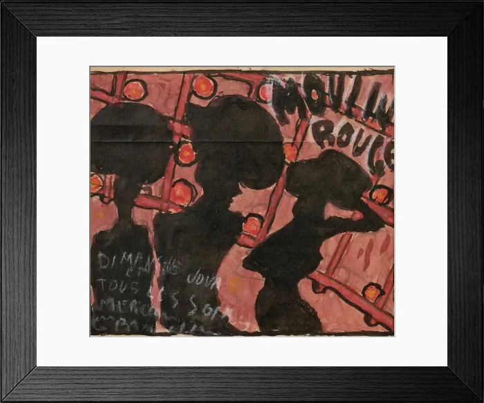 Framed Print : Moulin Rouge, ca 1892 Framed Print : Moulin Rouge, ca 1892
