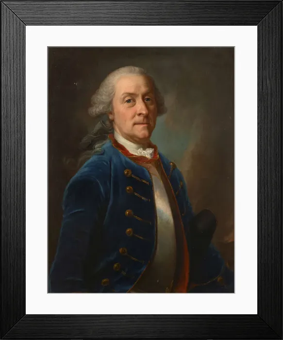 Framed Print : Portrait of Paul de Lessert (1685-1771), 1762 Framed Print : Portrait of Paul de Lessert (1685-1771), 1762