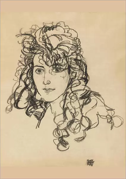 Girls head (Frau Sohn), 1918
