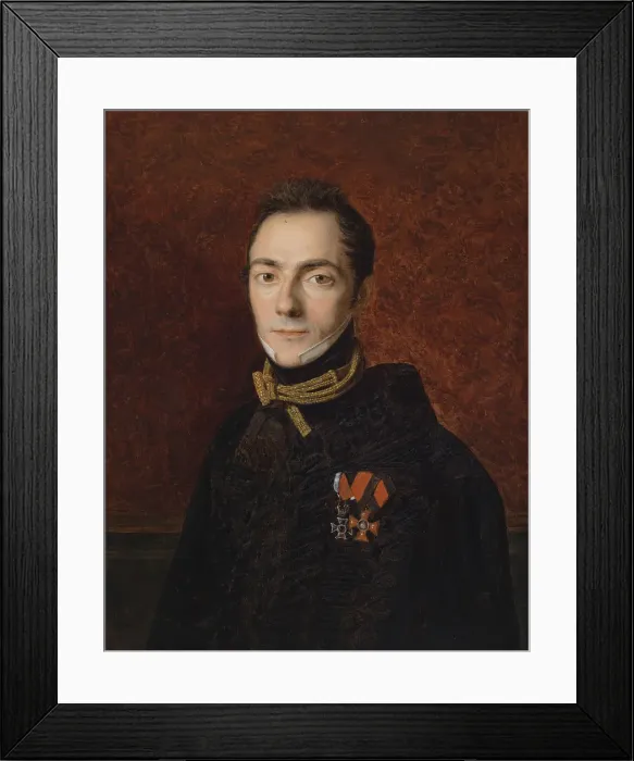 Framed Print : Portrait of Count Georg Apponyi von Nagy-Apponyi (1808-1899), 1827 Framed Print : Portrait of Count Georg Apponyi von Nagy-Apponyi (1808-1899), 1827
