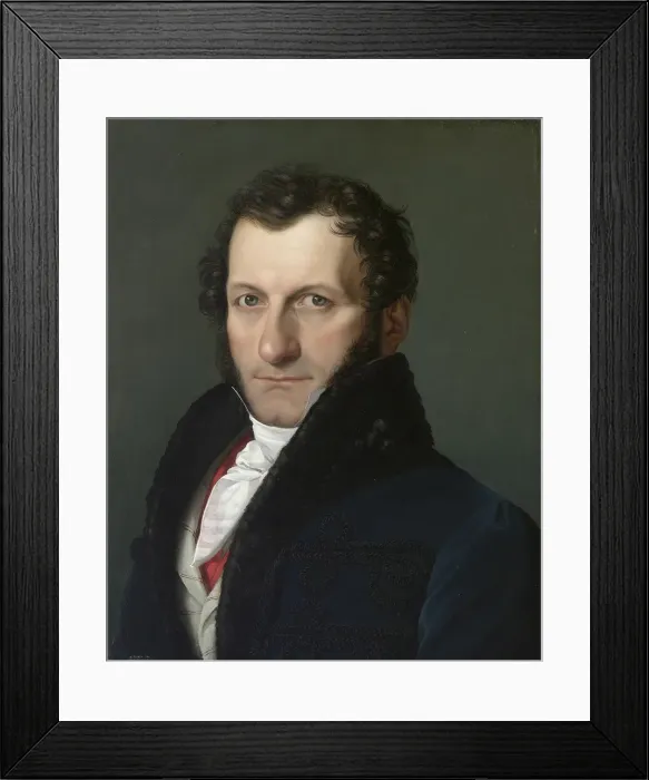Framed Print : Portrait of Francesco Teodoro Arese Lucini (1778-1835) Framed Print : Portrait of Francesco Teodoro Arese Lucini (1778-1835)