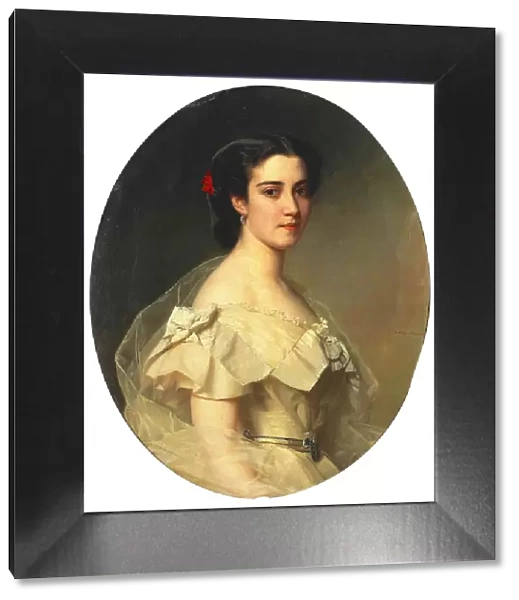 Portrait of Baroness Lina Yxkull-Gyllenband (1840-1911), nee von Adelson, 1863
