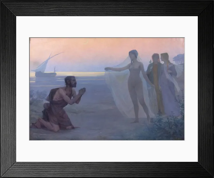 Framed Print : The Shepherd and the Sea, 1895 Framed Print : The Shepherd and the Sea, 1895