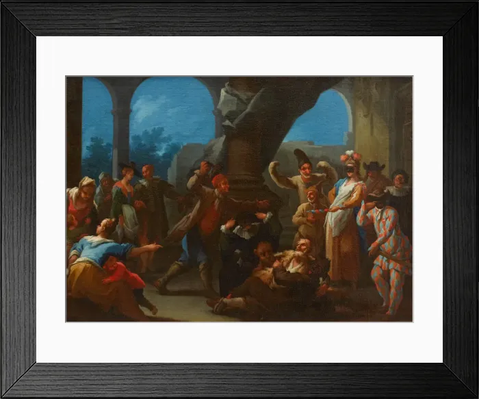 Framed Print : Commedia dell Arte Framed Print : Commedia dell Arte
