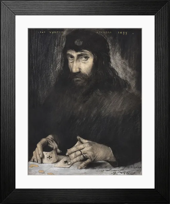 Framed Print : The three-card Monte player, 1897 Framed Print : The three-card Monte player, 1897