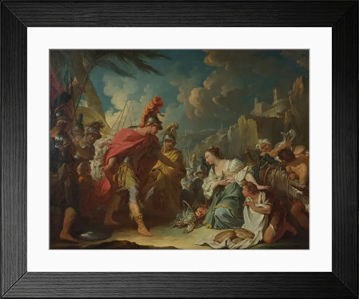 Framed Print : David und Abigail, First half of the 18th cent Framed Print : David und Abigail, First half of the 18th cent