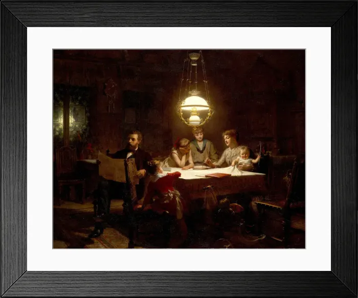 Framed Print : Domestic Happiness