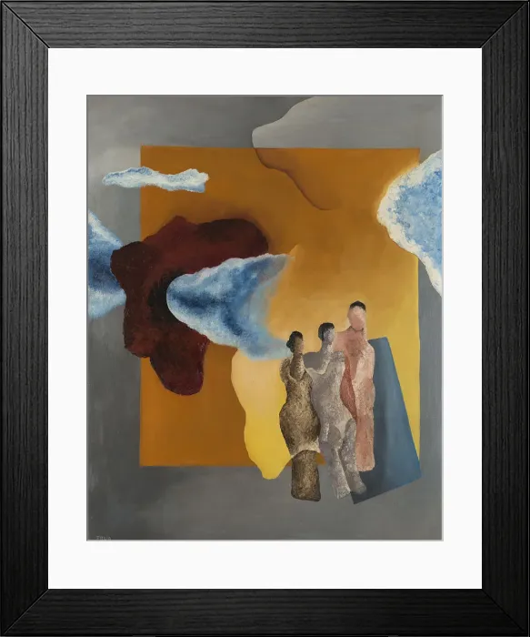 Framed Print : L incontro, 1932 Framed Print : L incontro, 1932