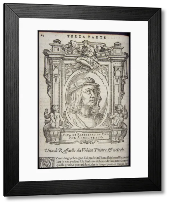 Framed Print : Raffaello Sanzio da Urbino, ca 1568 Framed Print : Raffaello Sanzio da Urbino, ca 1568