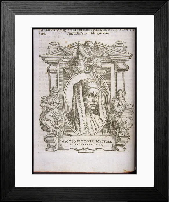 Framed Print : Giotto di Bondone, ca 1568
