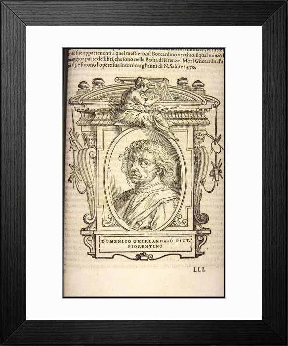 Framed Print : Domenico Ghirlandaio, ca 1568 Framed Print : Domenico Ghirlandaio, ca 1568