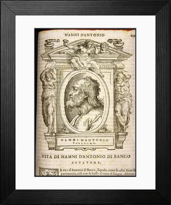 Framed Print : Nanni d Antonio di Banco, ca 1568 Framed Print : Nanni d Antonio di Banco, ca 1568