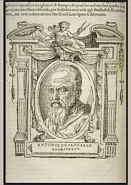 Antonio da Sangallo the Younger. From: Giorgio Vasari, The Lives of the Most Excellent