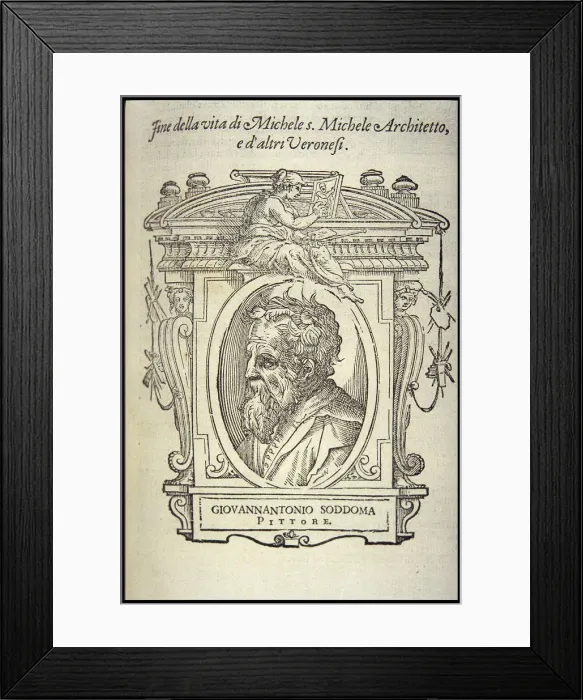 Framed Print : Sodoma, ca 1568 Framed Print : Sodoma, ca 1568