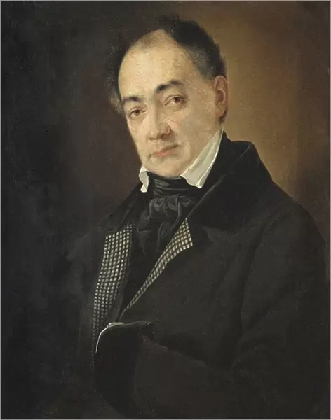 Portrait of the composer Alexey Nikolayevich Verstovsky (1799-1862), 1840s