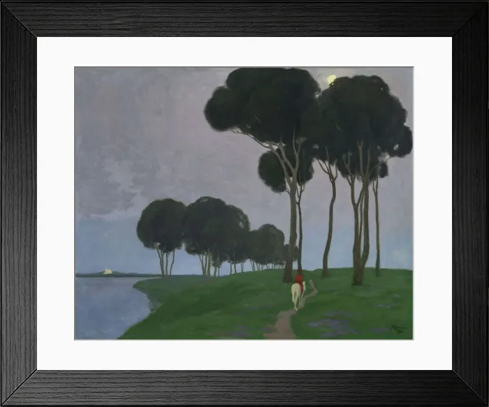 Framed Print : Landscape with the rider, 1910 Framed Print : Landscape with the rider, 1910