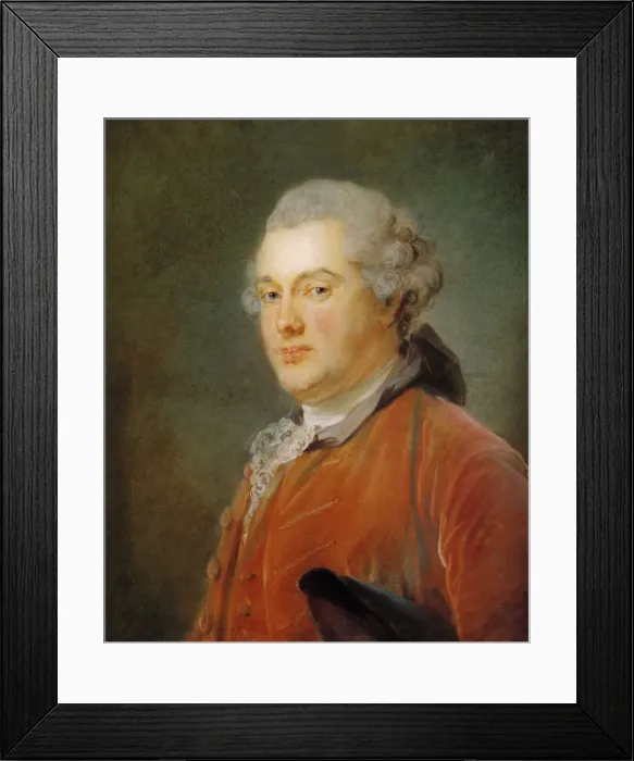 Framed Print : Portrait of Pierre-Clement Raguenet (1732-1791), 1765 Framed Print : Portrait of Pierre-Clement Raguenet (1732-1791), 1765