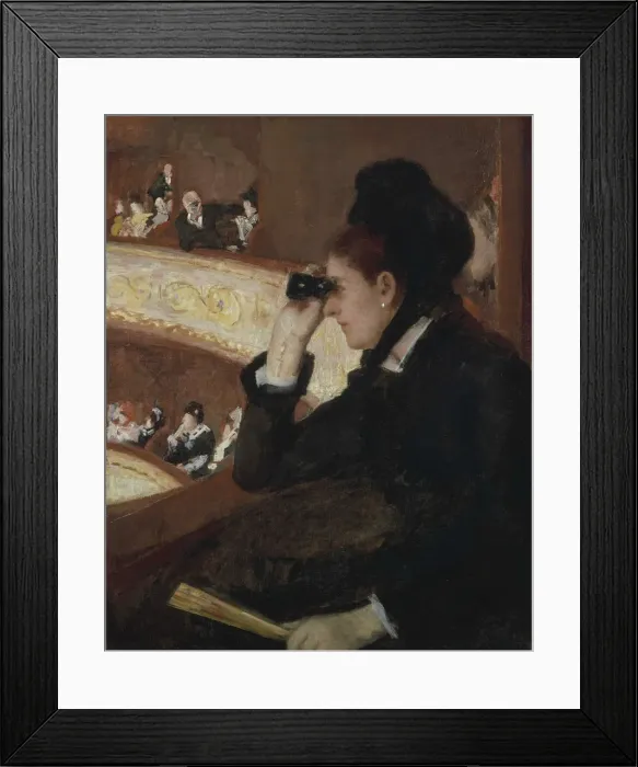 Framed Print : In the Loge, ca 1878 Framed Print : In the Loge, ca 1878