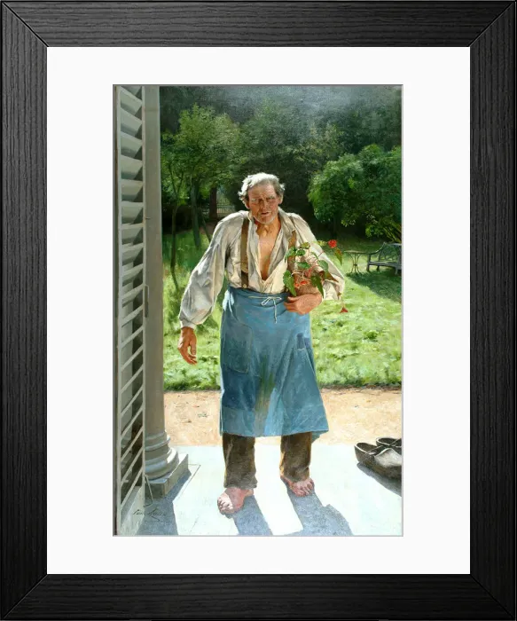 Framed Print : Le Vieux Jardinier (The Old Gardener), 1885 Framed Print : Le Vieux Jardinier (The Old Gardener), 1885