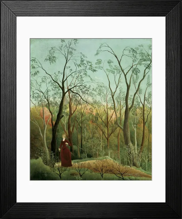 Framed Print : La Promenade dans la foret (The walk in the forest), c. 1886 Framed Print : La Promenade dans la foret (The walk in the forest), c. 1886