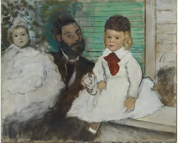 Ludovic Lepic and his Daughters, c. 1871
