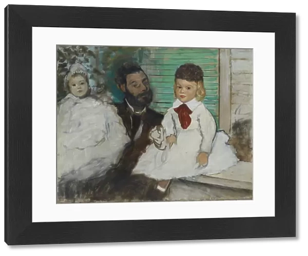 Ludovic Lepic and his Daughters, c. 1871