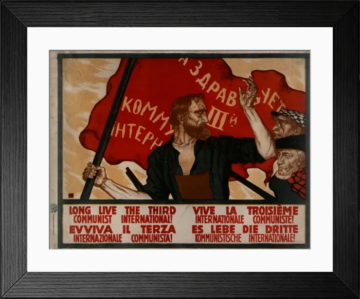 Framed Print : Long live the Third Communist International!, 1921 Framed Print : Long live the Third Communist International!, 1921