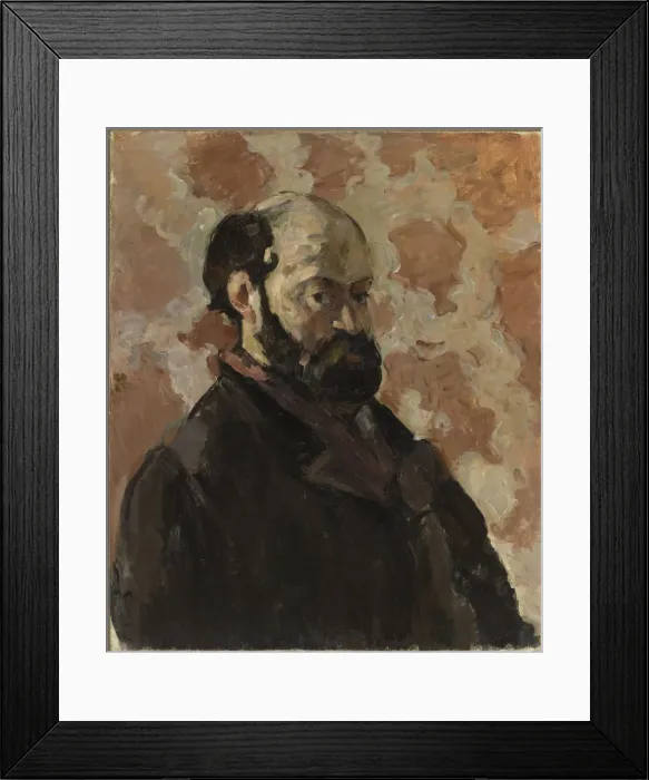 Framed Print : Self-Portrait (Portrait de l artiste au fond rose), c. 1875 Framed Print : Self-Portrait (Portrait de l artiste au fond rose), c. 1875