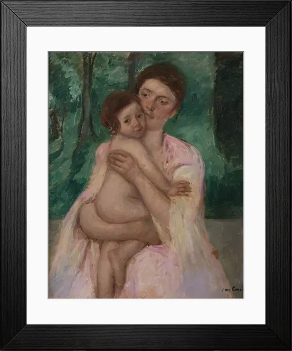Framed Print : Woman with a Child in Her Arms, c. 1914 Framed Print : Woman with a Child in Her Arms, c. 1914