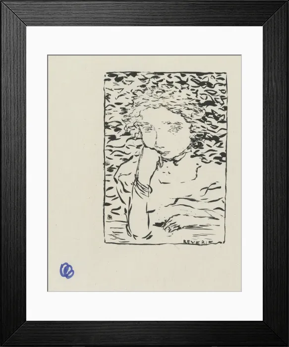 Framed Print : Reverie, 1893 Framed Print : Reverie, 1893