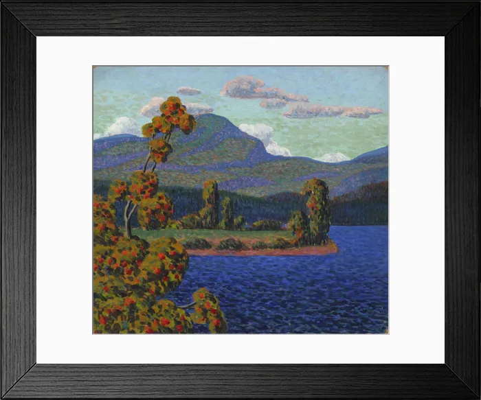 Framed Print : Norway landscape, 1909 Framed Print : Norway landscape, 1909