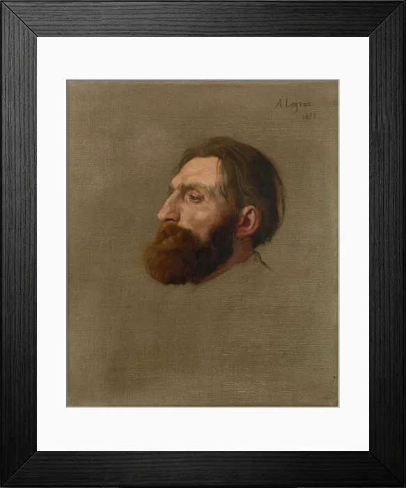 Framed Print : Portrait of Auguste Rodin (1840-1917), 1882 Framed Print : Portrait of Auguste Rodin (1840-1917), 1882