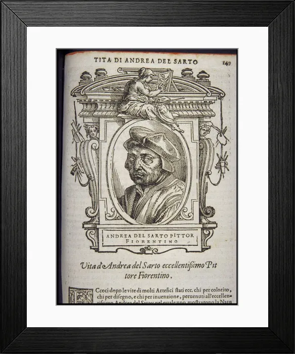 Framed Print : Andrea del Sarto, ca 1568 Framed Print : Andrea del Sarto, ca 1568