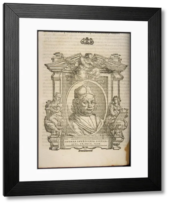 Framed Print : Andrea del Verrocchio, ca 1568 Framed Print : Andrea del Verrocchio, ca 1568