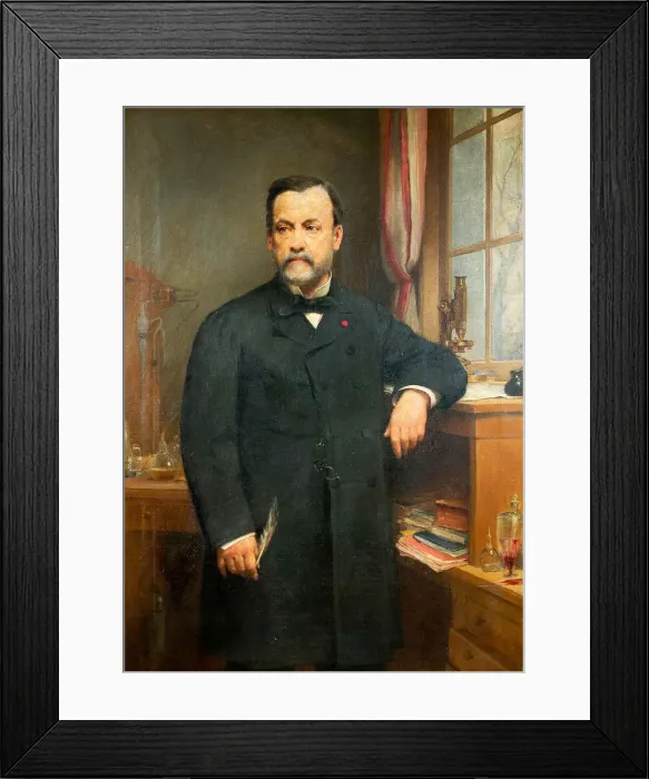 Framed Print : Portrait of Louis Pasteur (1822-1895) Framed Print : Portrait of Louis Pasteur (1822-1895)
