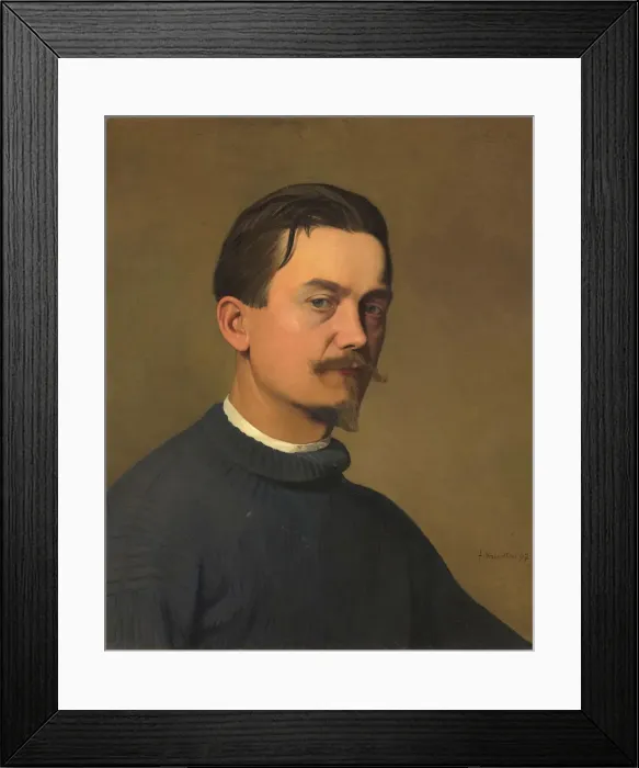 Framed Print : Self-Portrait, 1897 Framed Print : Self-Portrait, 1897