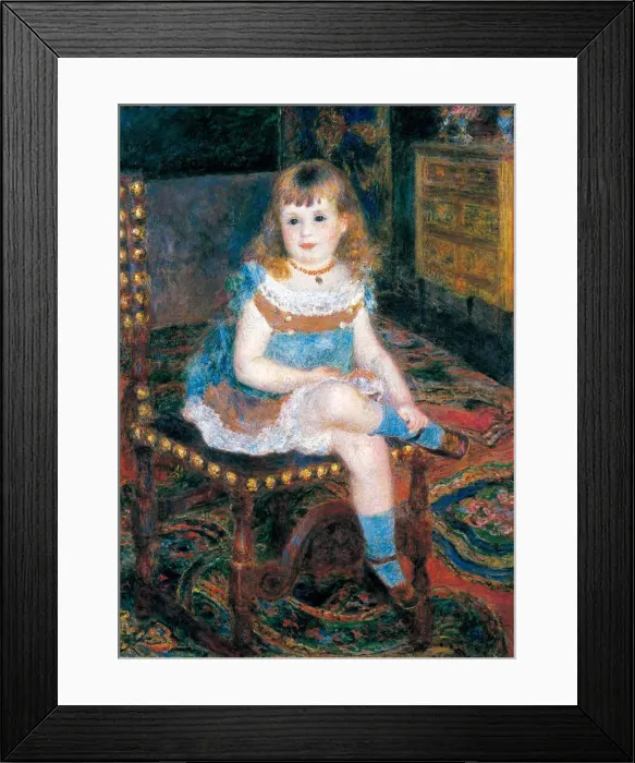Framed Print : Mademoiselle Georgette Charpentier, 1876 Framed Print : Mademoiselle Georgette Charpentier, 1876