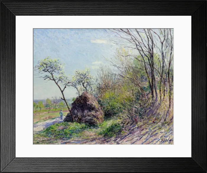 Framed Print : A la lisiere de la foret. Les Sablons, 1884-1885 Framed Print : A la lisiere de la foret. Les Sablons, 1884-1885